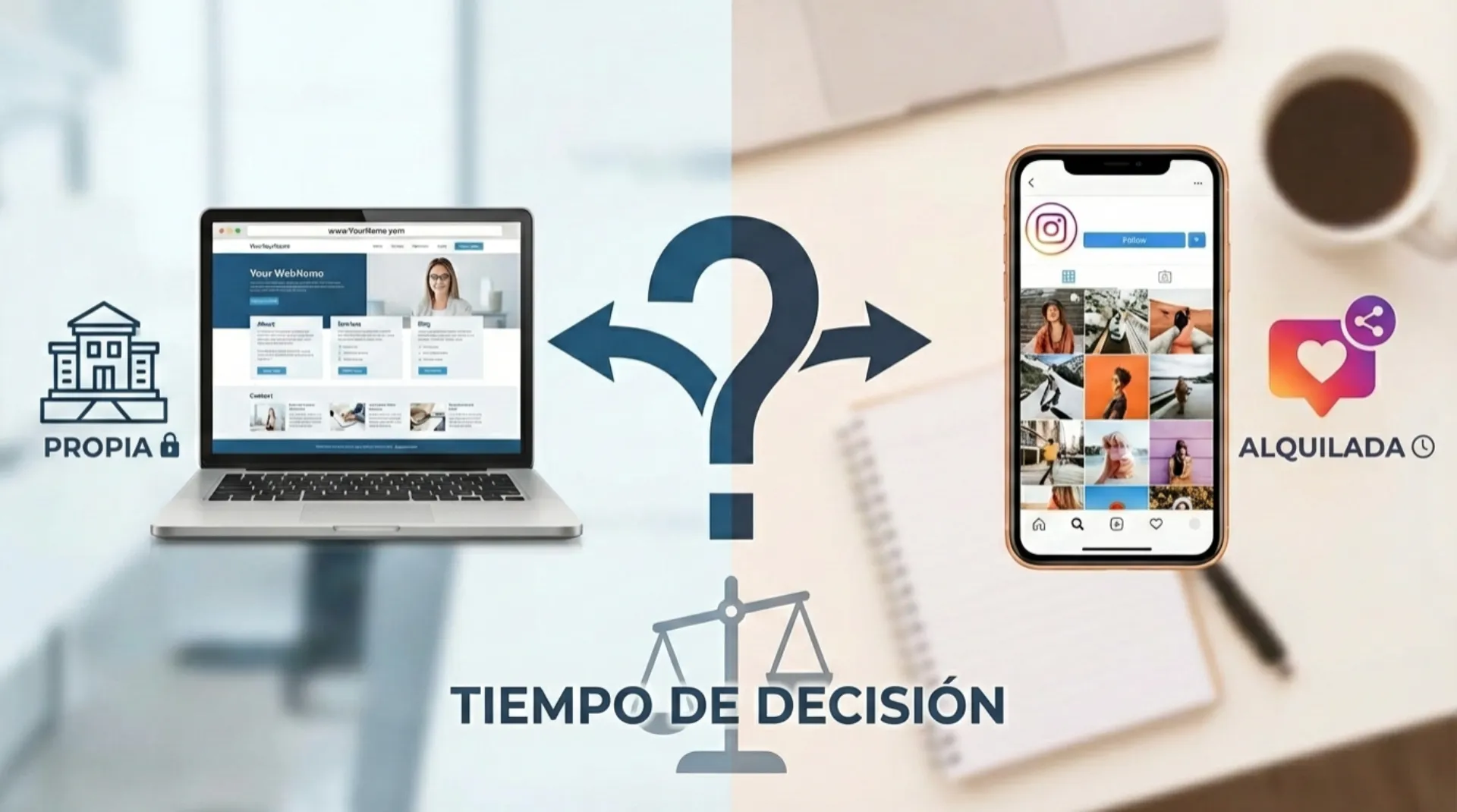 ¿Necesito una página web o alcanza con Instagram?